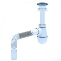 Сифон Ани пласт 1 1/2"*40 с гибкой трубой 40 х 40/50 C0115