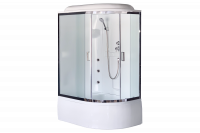 Гидромассажный бокс Royal Bath 120х80х217, матовое стекло, хромированный профиль, левая, RB 8120ВК2-