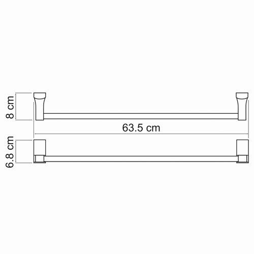 Держатель полотенец WasserKRAFT Exter K-5200, K-5230