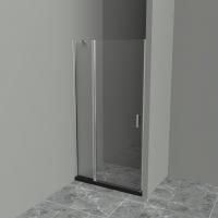 Душевая дверь BelBagno 1000x1950, прозрачное стекло, хромированный профиль, UNO-B-12-30+70-C-Cr