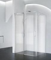 Душевая кабина BelBagno Acqua 1400x1000x1950, прозрачное стекло, хромированный профиль, ACQUA-AH-1-1