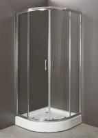 Душевая кабина BelBagno Uno-195 800x800x1950, прозрачное стекло, хромированный профиль, UNO-195-R-2-