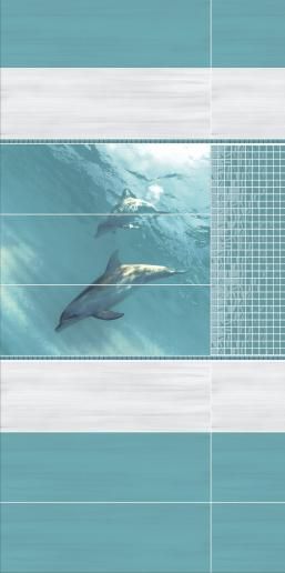 Плитка настенная Kerama Marazzi Искья 25х75 мозаичный MM12092
