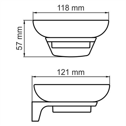 Мыльница WasserKRAFT Aisch K-5900, K-5929