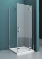 Душевая кабина BelBagno Kraft 1000x1000x1950, прозрачное стекло, хром правый, KRAFT-A-12-100-C-Cr-R