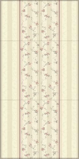 Плитка настенная Kerama Marazzi Дейра 25х75 светлый 12066
