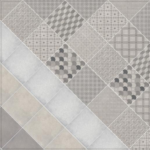 Плитка напольная Kerama Marazzi Карнаби-стрит 20х20 серый светлый 1573T