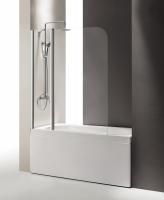 Душевая шторка на ванну Cezares ECO-O-V-11-120/140-P-Cr-R
