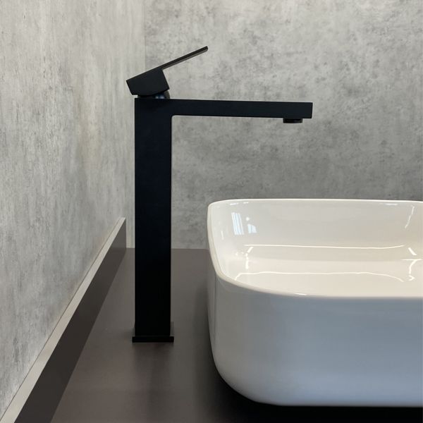 Смеситель Comforty для раковины, картридж 35 мм, черный матовый, FC045B-CMT