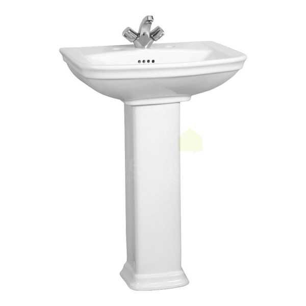Раковина  SERENADA 60 см, цвет белый, 4 отверстия перелива 4167B003-0001