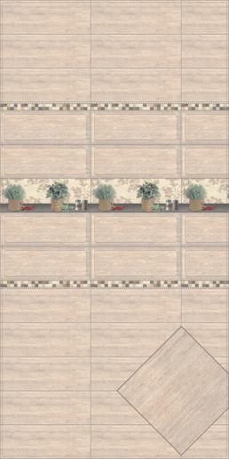 Плитка керамическая Kerama Marazzi Бирмингем беж 15х40 15027