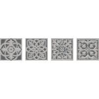 Вставка Kerama Marazzi Парнас 9,5х9,5 серый HGD\C170\SG1550L