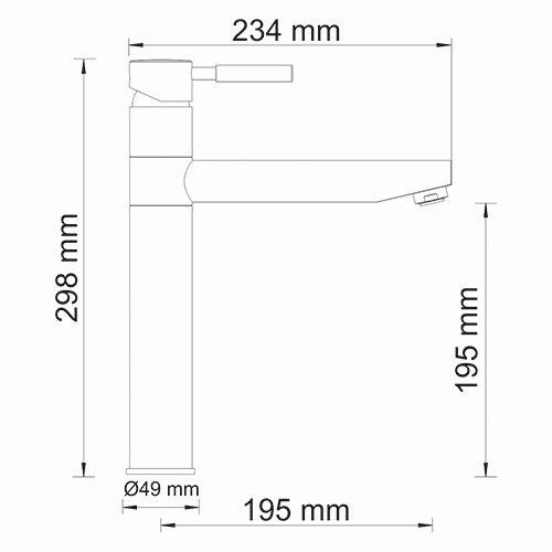 Смеситель для кухни WasserKRAFT Main 4100, 4107