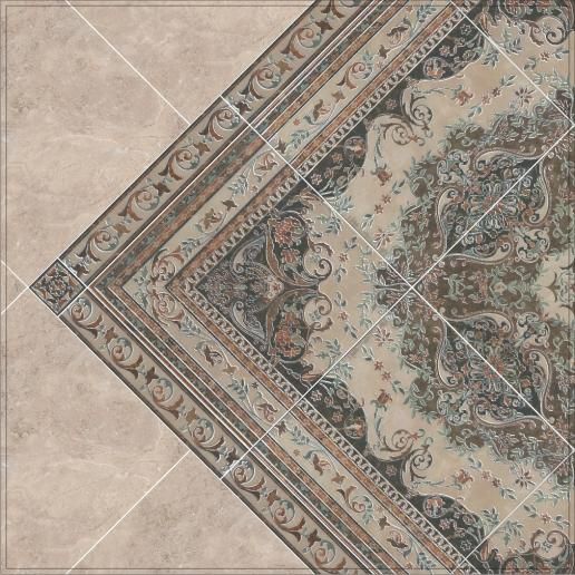 Керамогранит Kerama Marazzi Мраморный дворец 40,2х40,2 беж лаппатированый SG155402R