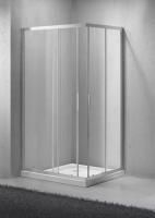 Душевая кабина BelBagno Sela 1200x800x1900, текстурное стекло, хромированный профиль, SELA-AH-2-120/