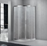 Душевая кабина BelBagno Sela 900x900x1900, текстурное стекло, хромированный профиль, SELA-R-2-90-P-C