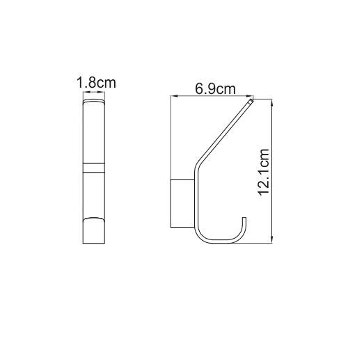 Крючок WasserKRAFT Sauer K-7900, K-7923