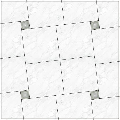Плитка керамическая настенная Kerama Marazzi Алькала белый 20x50, 7198