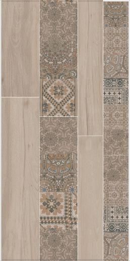 Керамогранит Kerama Marazzi Про Вуд 20х119,5 беж темный декорированный DL510200R