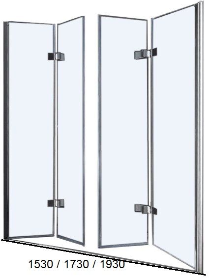 Душевая дверь Cezares ELENA-W-BS-22-180-C-Cr