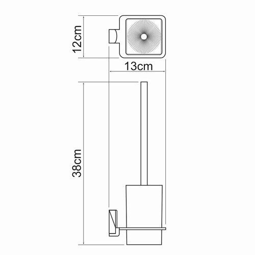 Щетка для унитаза WasserKRAFT Exter K-5200, K-5227