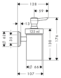 Диспенсер для жидкого мыла Hansgrohe Logis, 41614000