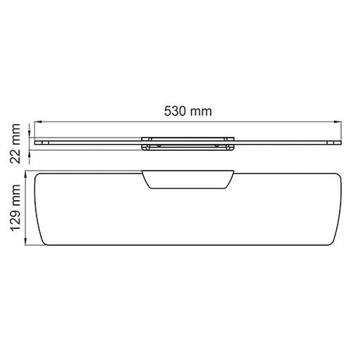 Полка WasserKRAFT Wiese K-8900, K-8924
