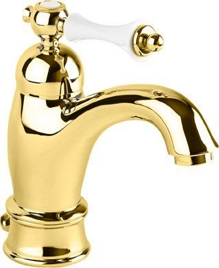 Смеситель для раковины Cezares MARGOT золото, MARGOT-LSM1-A-03/24-N