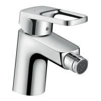Смеситель для биде Hansgrohe Logis Loop с донным клапаном, хром, 71250000