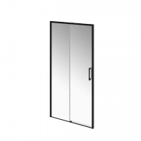 Душевая дверь Kerama Marazzi Lindo/Линдо с функцией soft close 100х195, мат черный, LN.100.SD.BLK.M