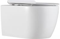 Унитаз подвесной Logan L1W, с  сиденьем-крышкой Soft Close -SLIMSEAT, белый, 261951