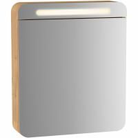 Зеркальный шкаф Vitra Sento 60 R, с LED подсветкой, дуб, 60894