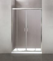 Душевая дверь BelBagno 1800x1950, рифленое стекло, хромированный профиль, UNO-195-BF-2-180-P-Cr