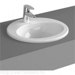 Раковина  S20, накладная, круглая, 53 см, цвет белый 5468B003-0001