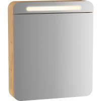 Зеркальный шкаф Vitra Sento 60 L,  с LED подсветкой, дуб, 60895
