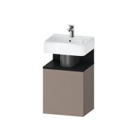 Тумба подвесная для раковины Duravit Qatego петли справа, базальт матовый, QA4076R18430000