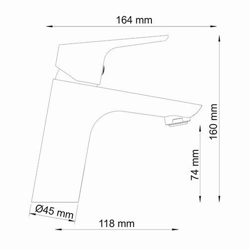 Смеситель для раковины WasserKRAFT Lippe 4500, 4503