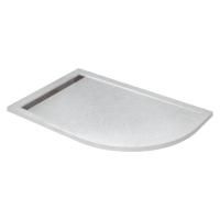 Экран для поддона Cezares из искусственного мрамора 1200x800x100, TRAY-AS-RH-120/80-100-SCR-L