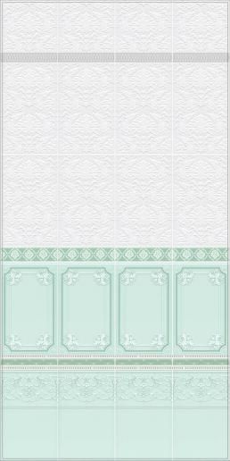 Декор Kerama Marazzi Петергоф белый 25х40 STG\A561\6304