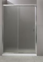 Душевая дверь BelBagno 1450x1850, рифленое стекло, хромированный профиль, UNO-BF-1-145-P-Cr