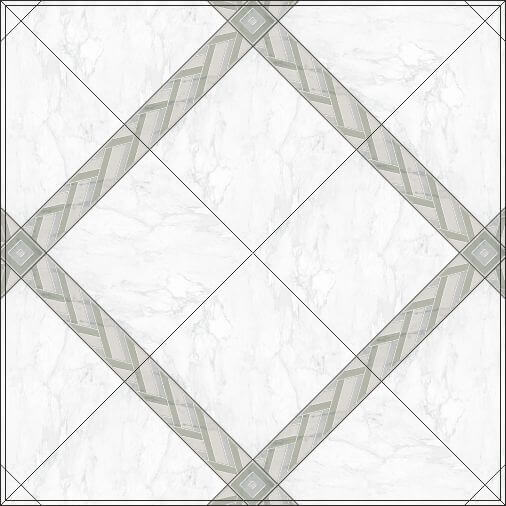 Плитка керамическая настенная Kerama Marazzi Алькала белый 20x50, 7198