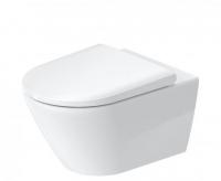 Унитаз подвесной Duravit D-Neo Rimless с сиденьем микролифт, 45770900A1