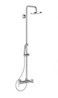 Душевая система Ideal Standard IDEALRAIN ECO SL, со смесителем для ванны/душа CONNECT, хром, B1377AA