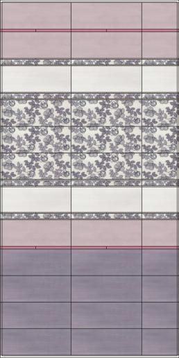 Декор Kerama Marazzi Ньюпорт Корабли фиолетовый 15х40 STG\C207\15010