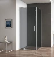 Душевая кабина Cezares Slider   80*90(100)*195 см, серое стекло, хромированный профиль, SLIDER-AH-1-
