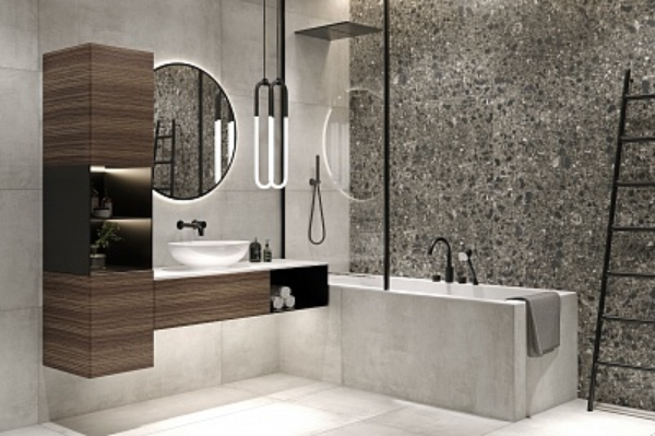 Керамогранит Kerranova Terrazzo 60х120, K-333/MR/600x1200x11
