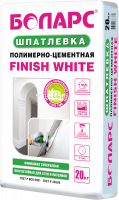 Шпатлевка полимерно-цементная Боларс FINISH WHITE (белая) 20 кг
