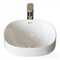 Раковина Roca INSPIRA SOFT полувстраиваемая 370х370 мм, скругленная, 7.3275.0.R00.0