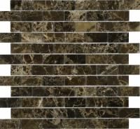 Мозаика Pietrine Emperador Dark POL (23x48х4), 298х298
