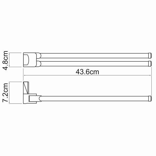 Держатель полотенец WasserKRAFT Exter K-5200, K-5231